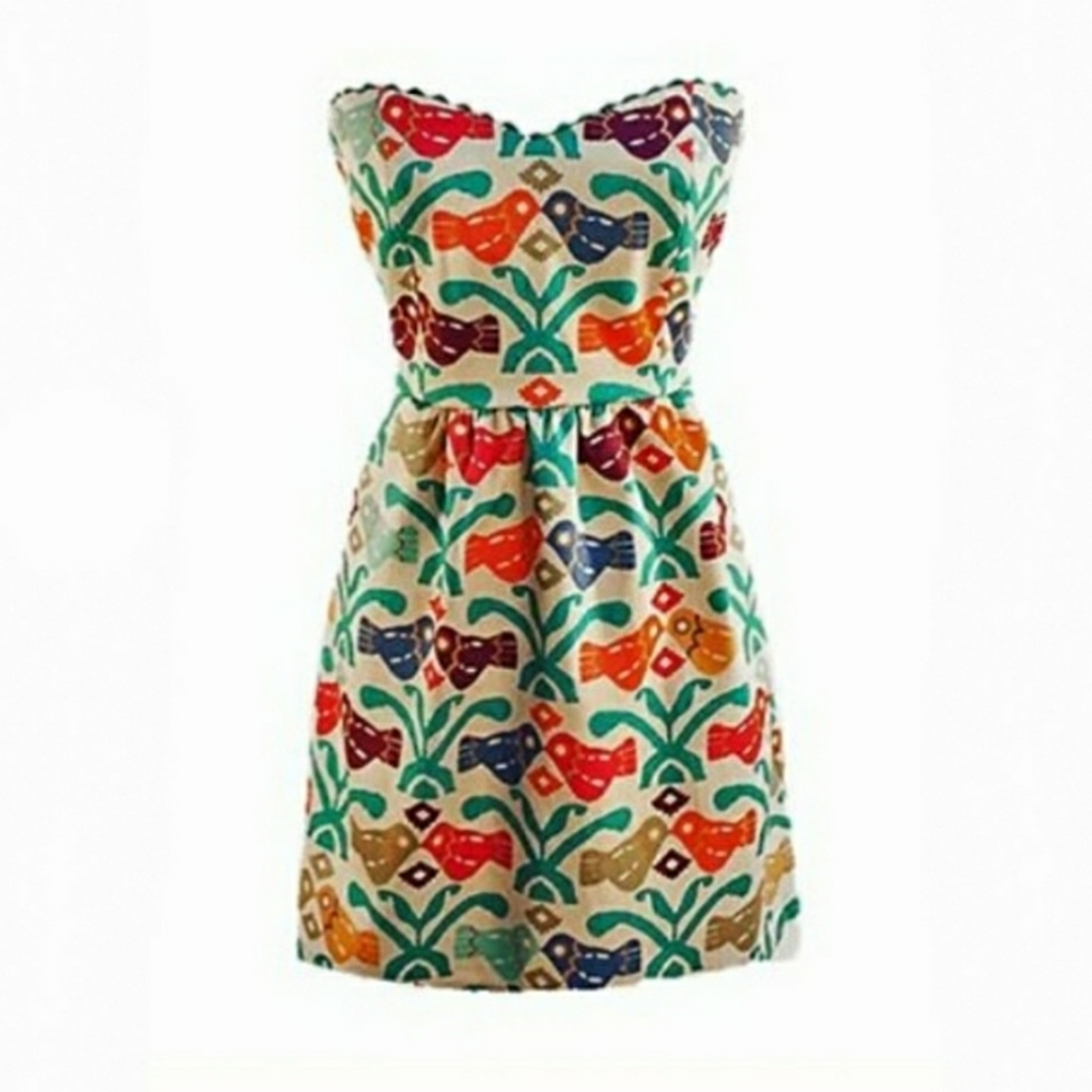Judith March Strapless Girly Bird Gets the Dress